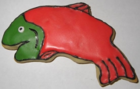 Frosted Fish Cookie